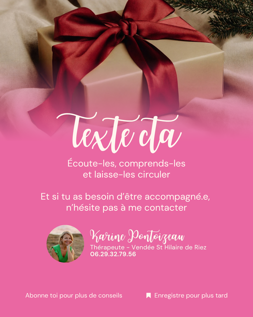 Template carrousel — couverture photo
