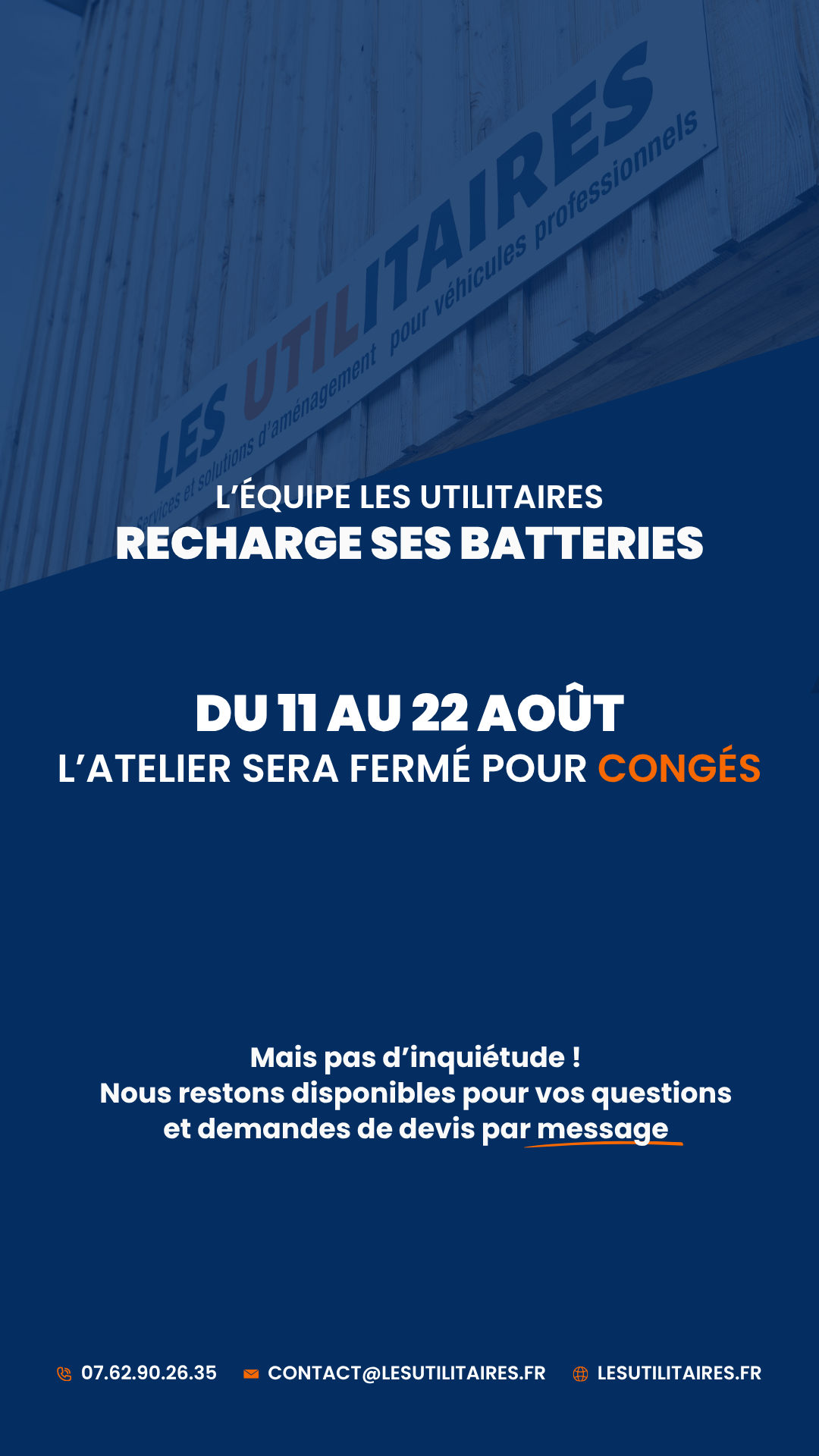 Congés estivaux